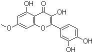 CAS 登录号：90-19-7, 鼠李素, 3,5,3',4'-四羟基-7-甲氧基黄酮