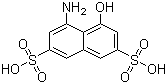 CAS 登录号：90-20-0, 1-氨基-8-萘酚-3,6-二磺酸, 4-氨基-5-羟基-2,7-萘二磺酸, H 酸
