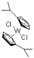 structure of CAS# 90023-13-5, 双(异丙基环戊二烯基)二氯化钨