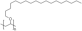 聚十八烷基乙烯基醚分子结构 (CAS 9003-96-7)
