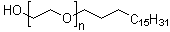 structure of CAS# 9005-00-9, Polyethylene glycol monooctadecyl ether