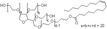 structure of CAS# 9005-65-6, 吐温 80