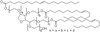 CAS 登录号：9005-70-3, 吐温 85, 聚氧乙烯山梨糖醇酐三油酸酯, 乳化剂 T-85