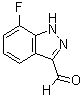 structure of CAS# 900506-29-8, 7-氟-1H-吲唑-3-甲醛