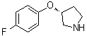 structure of CAS# 900512-41-6, (3R)-3-(4-氟苯氧基)吡咯烷