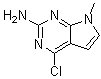 CAS 登录号：90065-71-7, 2-氨基-4-氯-7-甲基-7H-吡咯并[2,3-d]嘧啶