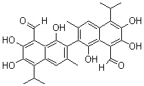 structure of CAS# 90141-22-3, (-)-棉子素