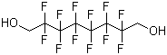 structure of CAS# 90177-96-1, 1H,1H,8H,8H-十二氟-1,8-辛二醇