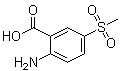 structure of CAS# 90222-79-0, 2-氨基-5-甲磺酰基苯甲酸