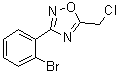 CAS # 90224-62-7, 3-(2-Bromophenyl)-5-(chloromethyl)-1,2,4-oxadiazole
