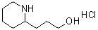 structure of CAS# 90226-88-3, 2-哌啶丙醇盐酸盐