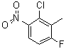 structure of CAS# 90292-62-9, 2-氯-4-氟-3-甲基-1-硝基苯