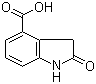 structure of CAS# 90322-37-5, 2-吲哚酮-4-羧酸