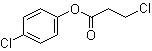 CAS # 90348-64-4, 3-Chloropropanoic acid 4-chlorophenyl ester, NSC 160097