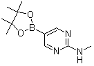 structure of CAS# 904326-88-1, 2-(甲基氨基)嘧啶-5-硼酸频哪醇酯