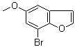 CAS 登录号：90484-47-2, 7-溴-5-甲氧基苯并呋喃