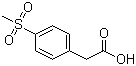 structure of CAS# 90536-66-6, 4-甲磺酰基苯乙酸