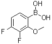CAS # 905583-06-4, (3,4-Difluoro-2-methoxyphenyl)boronic acid, B-(3,4-Difluoro-2-methoxyphenyl)boronic acid