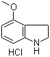 CAS # 90609-70-4, 4-Methoxy-2,3-dihydro-1H-indole hydrochloride
