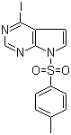 CAS # 906092-45-3, 4-Iodo-7-[(4-methylphenyl)sulfonyl]-7H-pyrrolo[2,3-d]pyrimidine, 4-Iodo-7-tosyl-7H-pyrrolo[2,3-d]pyrimidine