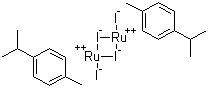 structure of CAS# 90614-07-6, Diiodo(p-cymene)ruthenium(II) dimer