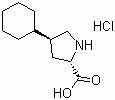 CAS 登录号：90657-55-9, 反式-4-环己基-L-脯氨酸盐酸盐