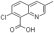 structure of CAS# 90717-03-6, 7-氯-3-甲基-8-喹啉羧酸