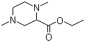 structure of CAS# 90729-01-4, 1,4-二甲基哌嗪-2-甲酸乙酯