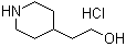 structure of CAS# 90747-17-4, 4-Piperidineethanol hydrochloride