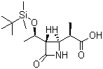 CAS 登录号：90776-58-2, (3S,4S)-3-((R)-1-(叔丁基二甲基硅氧基)乙基)-4((R)-1-甲酰乙基)-2-氮杂环丁酮, 亚胺培南侧链, 4-BMA
