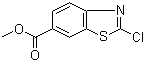 structure of CAS# 90792-69-1, 2-氯-6-苯并噻唑羧酸甲酯