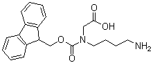 CAS # 908117-93-1, N-(4-Aminobutyl)-N-[(9H-fluoren-9-ylmethoxy)carbonyl]glycine
