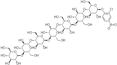 CAS # 90826-64-5, 2-Chloro-4-nitrophenyl beta-D-maltoheptaoside