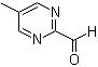 structure of CAS# 90905-62-7, 5-Methylpyrimidine-2-carboxaldehyde