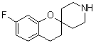 7-Fluoro-3,4-dihydrospiro[2H-1-benzopyran-2,4'-piperidine] molecular structure (CAS 909072-52-2)