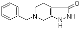structure of CAS# 909187-64-0, 1,2,4,5,6,7-六氢-6-(苯基甲基)-3H-吡唑并[3,4-c]吡啶-3-酮