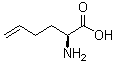 structure of CAS# 90989-12-1, (S)-2-氨基-5-己烯酸