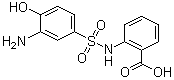 CAS 登录号：91-35-0, 2-氨基苯酚-4-(2'-羧基)磺酰苯胺