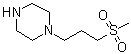structure of CAS# 910572-80-4, 1-[3-(甲磺酰基)丙基]哌嗪