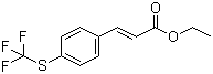 CAS 登录号：910654-43-2, 3-[4-(三氟甲硫基)苯基]-2-丙烯酸乙酯