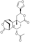 CAS # 91095-48-6, [2S-(2alpha,4aalpha,6beta,6aalpha,7alpha,10alpha,11abeta,11balpha)]-6-(Acetyloxy)-2-(3-furanyl)octahydro-11b-methyl-7,10-methano-2H-pyrano[4,3-g][3]benzoxepin-4,8(1H,4aH)-dione