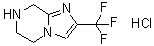 structure of CAS# 911064-58-9, 2-三氟甲基-5,6,7,8-四氢-咪唑并[1,2-a]吡嗪盐酸盐