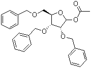 CAS # 91110-24-6, 2,3,5-Tris-O-benzyl-beta-D-ribofuranose acetate, 1-O-Acetyl-2,3,5-tri-O-benzyl-beta-D-ribofuranose