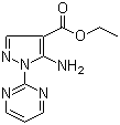 structure of CAS# 91129-95-2, 5-氨基-1-(2-嘧啶基)-1H-吡唑-4-羧酸乙酯
