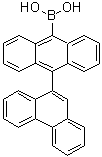 structure of CAS# 911390-70-0, [10-(菲-9-基)蒽-9-基]硼酸