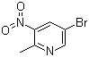structure of CAS# 911434-05-4, 5-溴-2-甲基-3-硝基吡啶