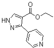 structure of CAS# 911462-21-0, 3-(4-吡啶基)-1H-吡唑-4-羧酸乙酯