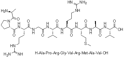CAS # 911483-66-4, L-Alanyl-L-prolyl-L-arginylglycyl-L-valyl-L-arginyl-L-methionyl-L-alanyl-L-valine