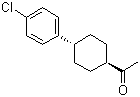 CAS # 91161-85-2, trans-4-(4-Chlorophenyl)-1-acetylcyclohexane
