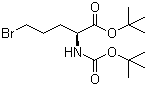 structure of CAS# 91229-86-6, 5-溴-N-叔丁氧羰基-L-正缬氨酸叔丁酯